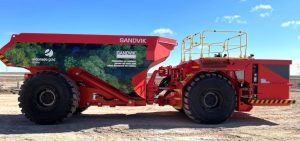 noticias maquinaria Primer camión Sandvik BEV en La mina Lamaque de Eldorado Gold