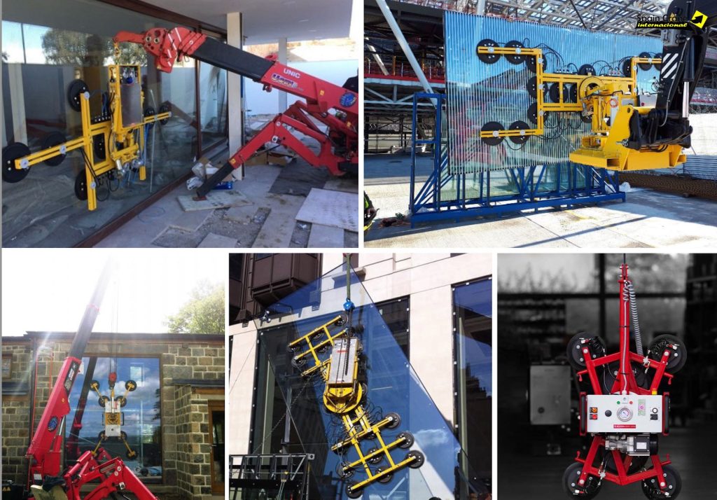 noticias maquinaria Spain Crane International especializada en equipos para la manipulación de vidrio pesado