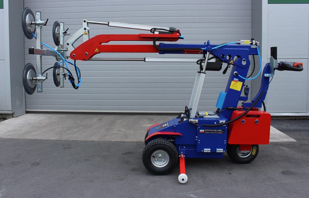 noticias maquinaria Spain Crane especialista robots para instalación de vidrio