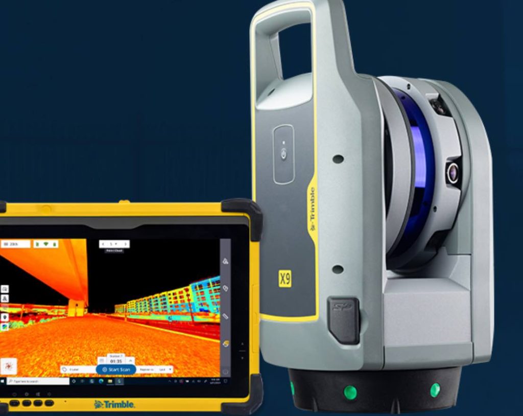 noticias maquinaria Trimble avanza con el nuevo escáner láser 3D X9