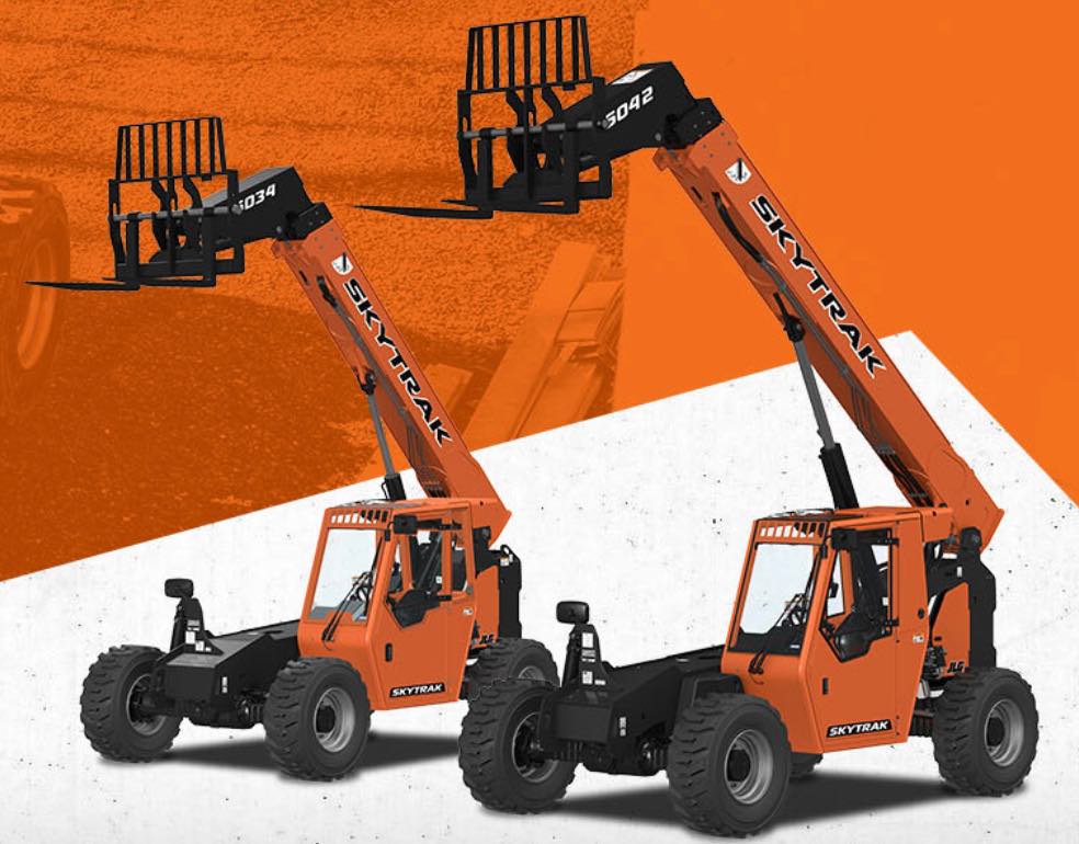 noticias maquinaria JLG manipuladores telescópicos SkyTrak 6034 Y 6042