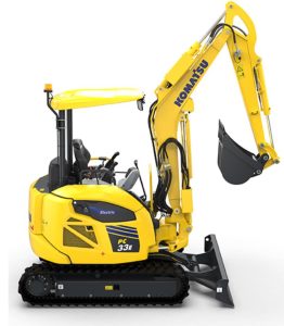 noticias maquinaria Komatsu miniexcavadora eléctrica PC33E-6