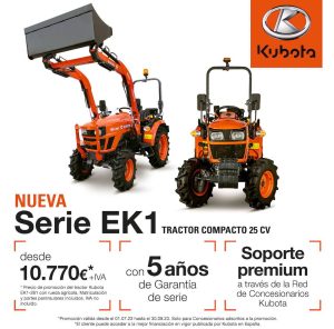 noticias maquinaria La nueva Serie EK1 de Escorts-Kubota estrena promoción