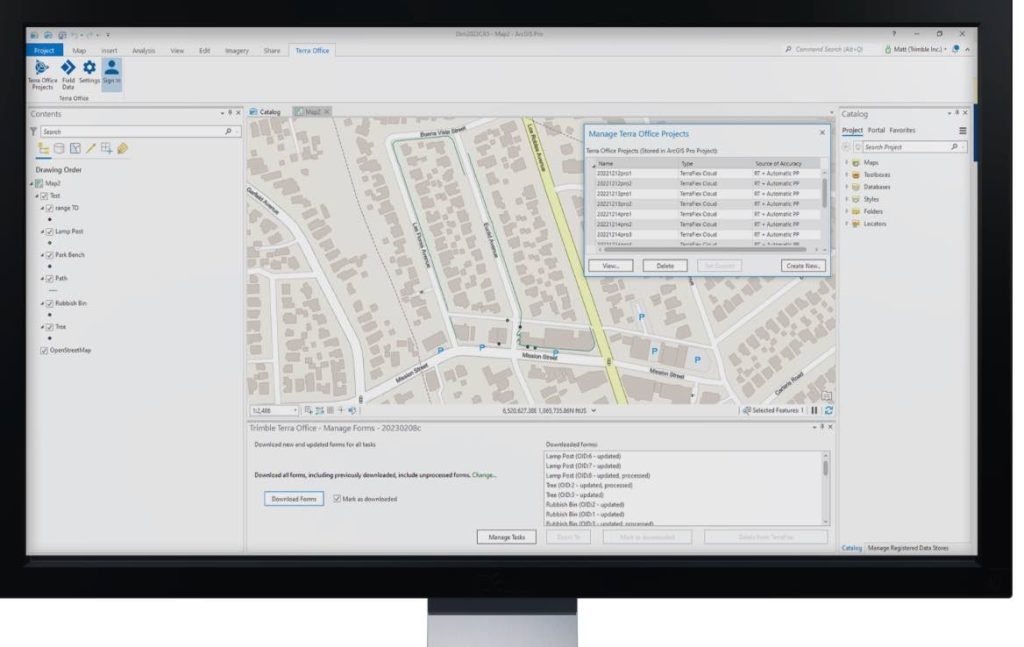 noticias maquinaria Trimble® Terra™ Office para Esri ArcGIS Pro