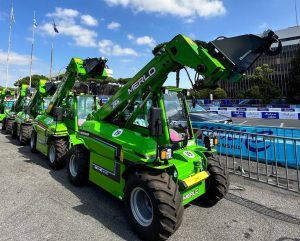 noticias maquinaria e-Workers de Merlo en el Gran Premio de Fórmula E de Roma