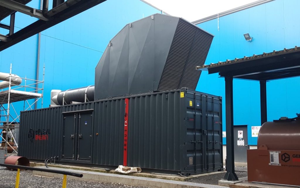 noticias maquinaria Genesal Energy suministra energía a una planta de cogeneración