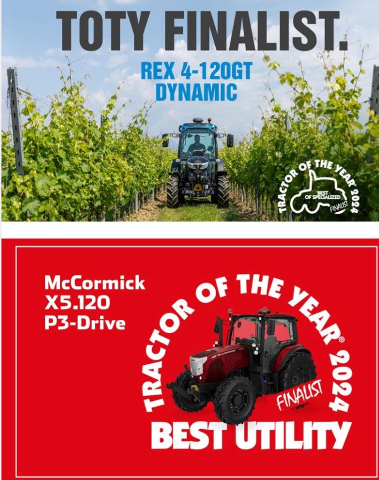 noticias maquinaria Landini y McCormick finalistas de Tractor of the Year