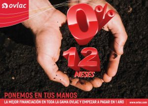 noticias maquinaria Ovlac lanza una nueva campaña especial de financiación al 0%