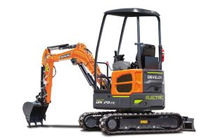 noticias maquinaria DEVELON lanza la miniexcavadora eléctrica DX20ZE-7