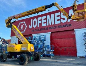 noticias maquinaria JOFEMESA recibe las nuevas plataformas Haulotte Ha 32 PX en Madrid