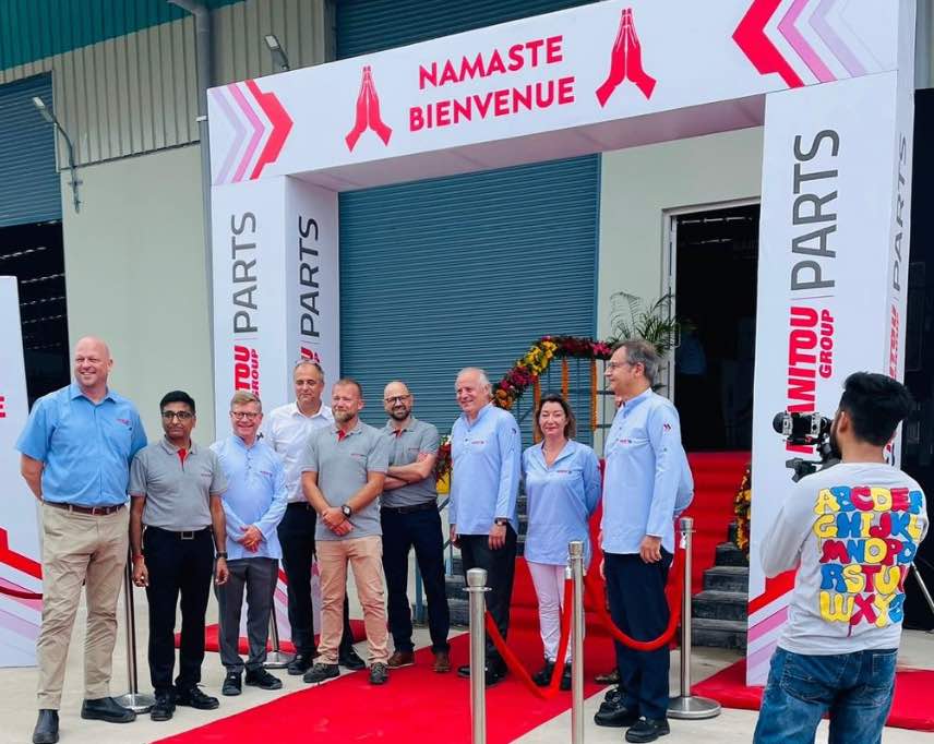 noticias maquinaria Manitou inaugura un nuevo centro logístico en India