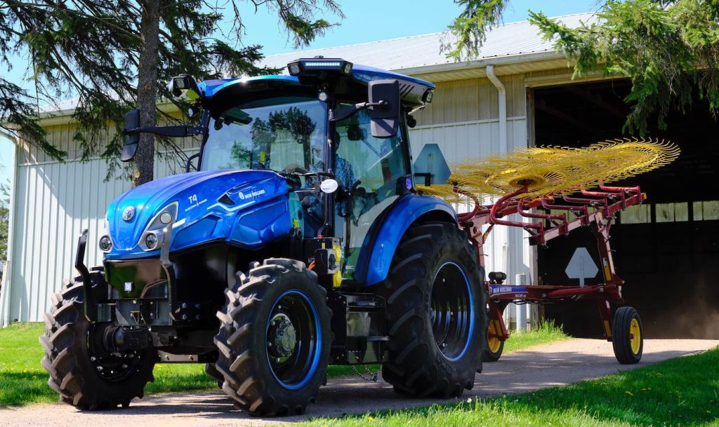noticias maquinaria New Holland exhibe el tractor T4 Electric Power en Agritechnica 2023