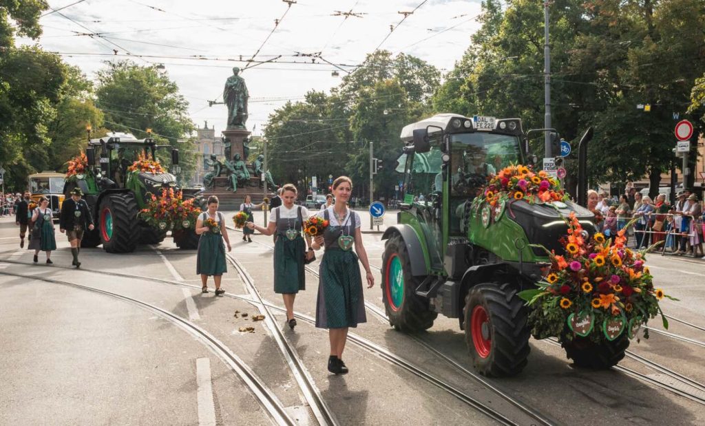 noticias maquinaria Tractores Fendt en el desfile de inauguración del Oktoberfest