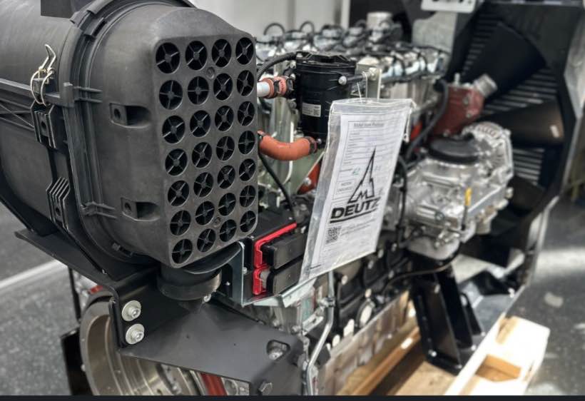 noticias maquinaria DEUTZ comienza la fase de integración del motor de hidrógeno 7.8