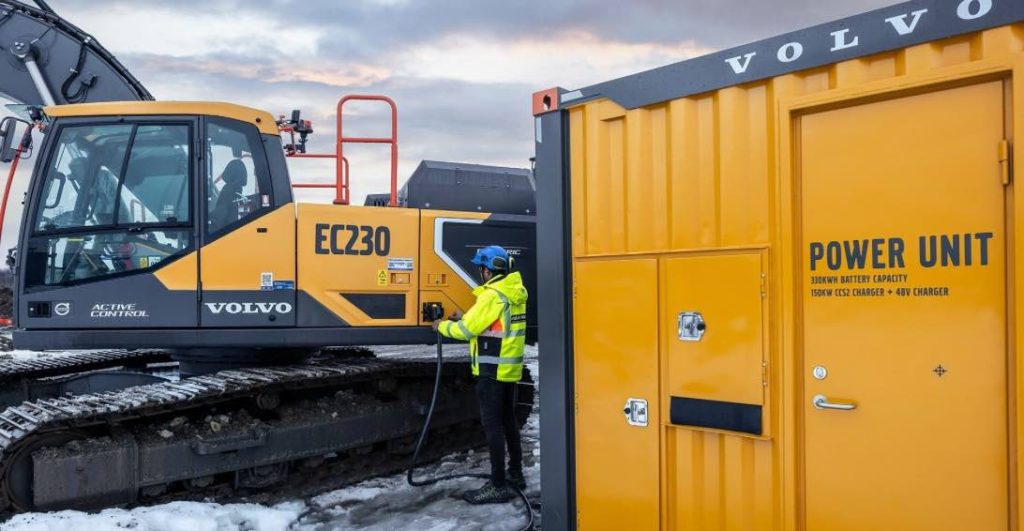 noticias maquinaria Energía Volvo para alimentar la EC230 Eléctrica y la L120H con conversión eléctrica.