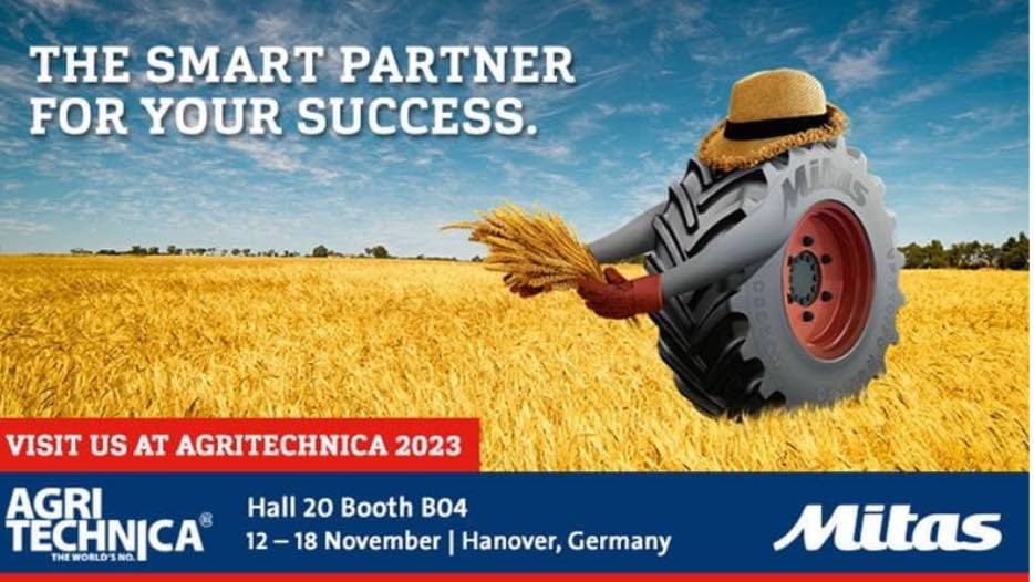 noticias maquinaria Las novedades en neumáticos VF de Mitas en Agritechnica 2023