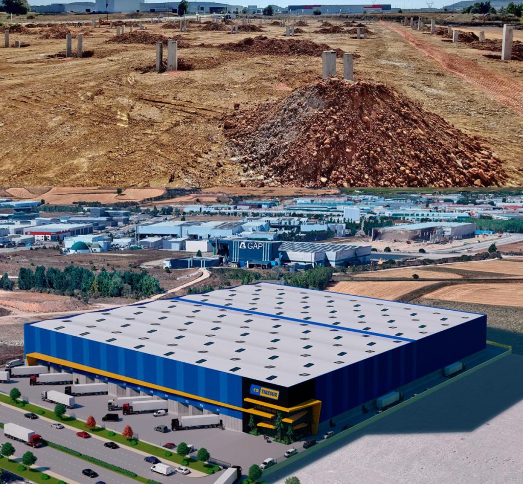 noticias maquinaria TIRESUR avanza con el proyecto de su almacén en Burgos