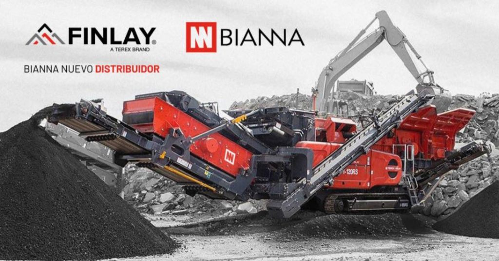 noticias maquinaria Bianna distribuidor oficial de FINLAY Terex Corporation para España y Portugal