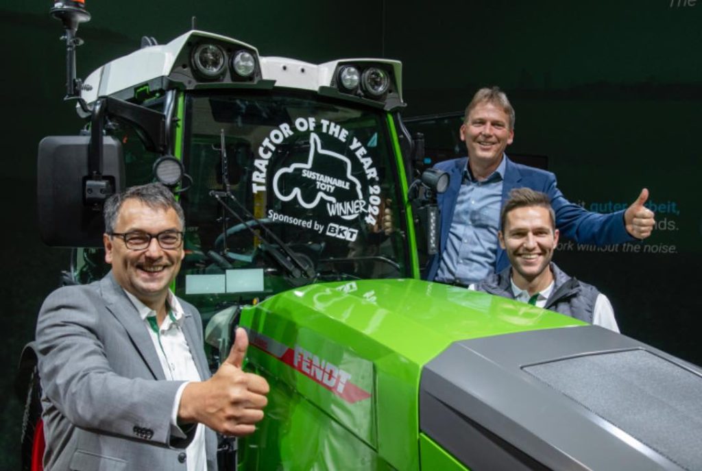 noticias maquinaria El Fendt e107 V Vario gana el premio Sustainable TotY 2024