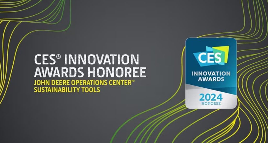noticias maquinaria El John Deere Operations Center™ galardonado en CES 2024