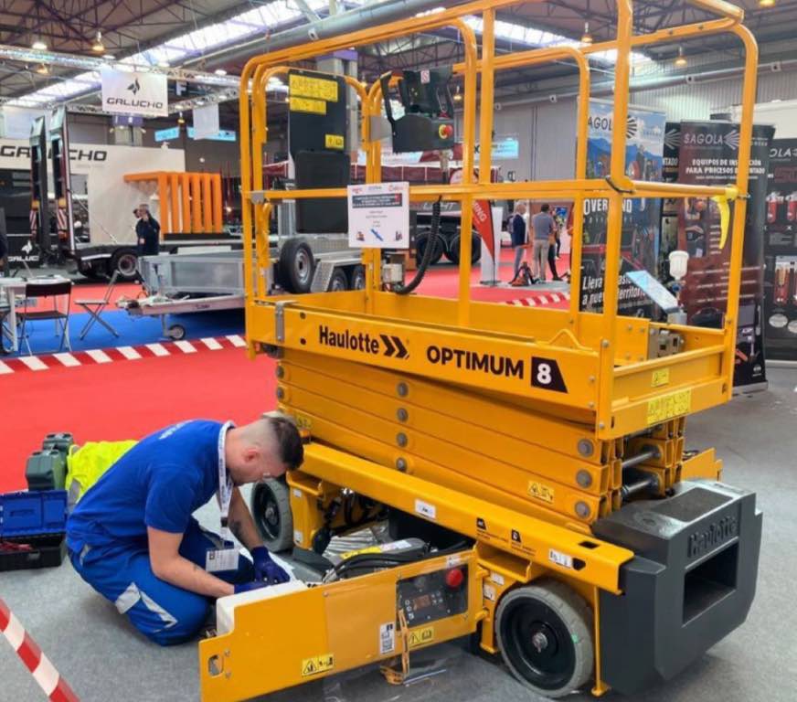 noticias maquinaria Haulotte Ibérica junto con AFUPRO
