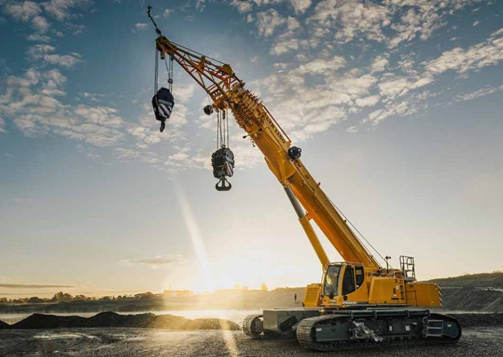 noticias maquinaria Liebherr grúa telescópica sobre orugas LTR 1150
