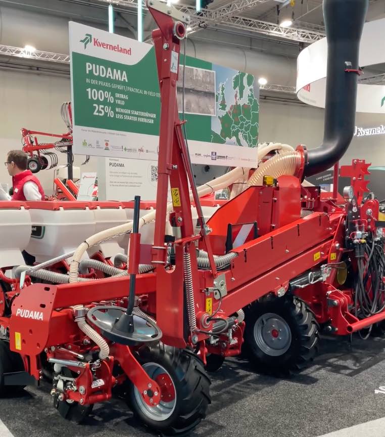 noticias maquinaria Nueva PUDAMA con taladro de precisión Kverneland Optima F-2