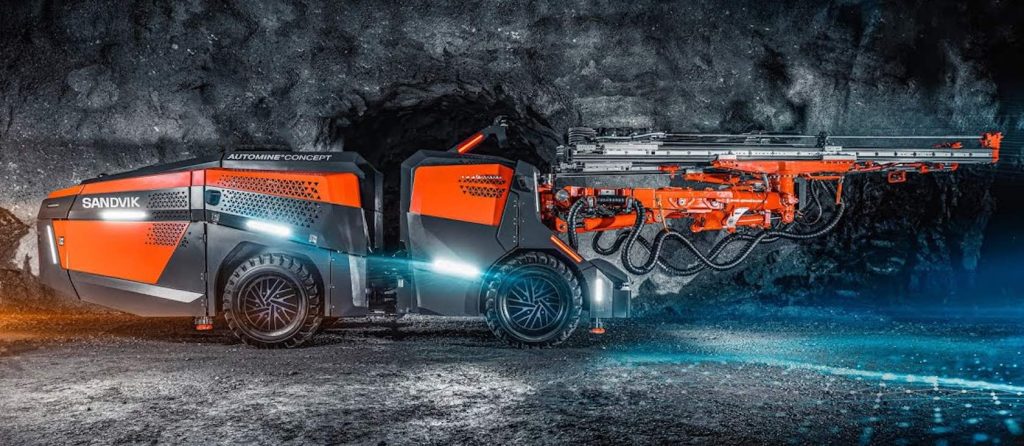 noticias maquinaria Sandvik presenta AutoMine® para perforadoras subterráneas