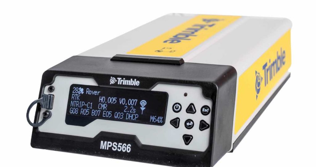 noticias maquinaria Trimble presenta el receptor de rumbo GNSS modular MPS566