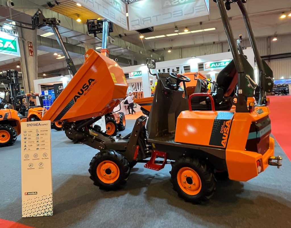 noticias maquinaria ausa dumper electrico D101AEA Compact