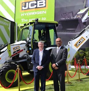 noticias maquinaria JCB presentó su tecnología Hydrogen en EXCON