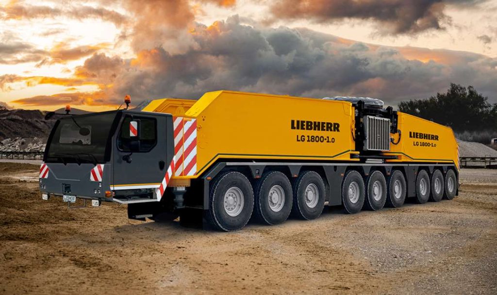 noticias maquinaria La nueva grúa con pluma de celosía de Liebherr LG 1800-1.0