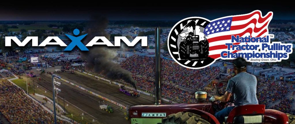 noticias maquinaria MAXAM patrocina el Campeonato Nacional de Tracción de Tractores en USA