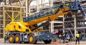 noticias maquinaria Primera venta de una grúa Grove GRT9165 en África