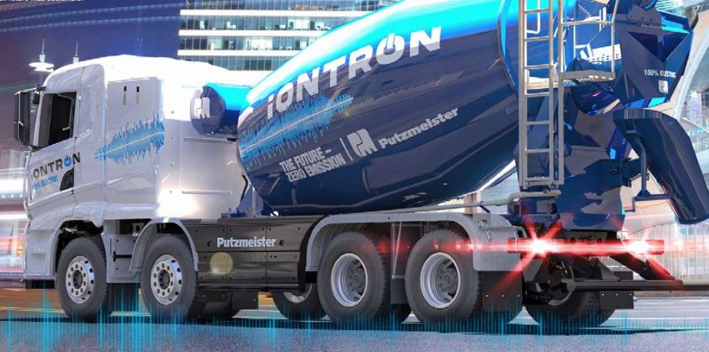 noticias maquianria La Iontron e-Mixer de Putzmeister nominada en los Premios Intermat 2024