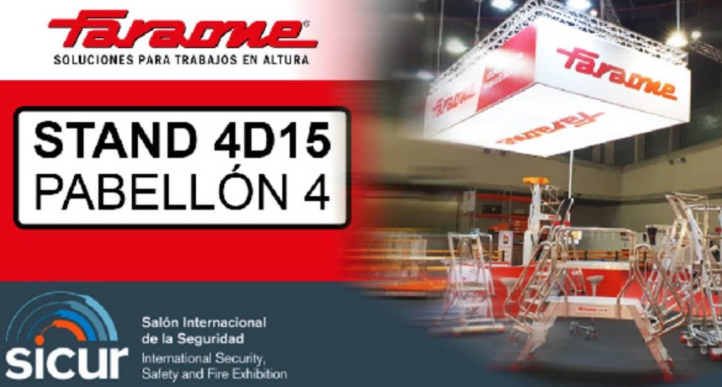 noticias maquinaria Faraone aterriza en SICUR, Salón Internacional de la Seguridad.