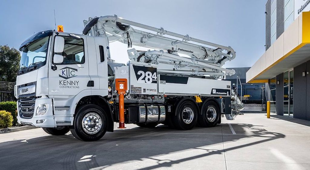noticias maquinaria Kenny Constructions adquiere un putzmeister M28-4