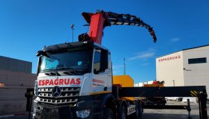 noticias maquinaria La grúa Palfinger PK 110002 SH de Espagrúas