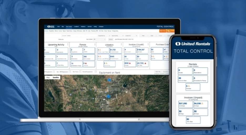 noticias maquinaria United Rentals anuncia un nuevo panel digital de emisiones