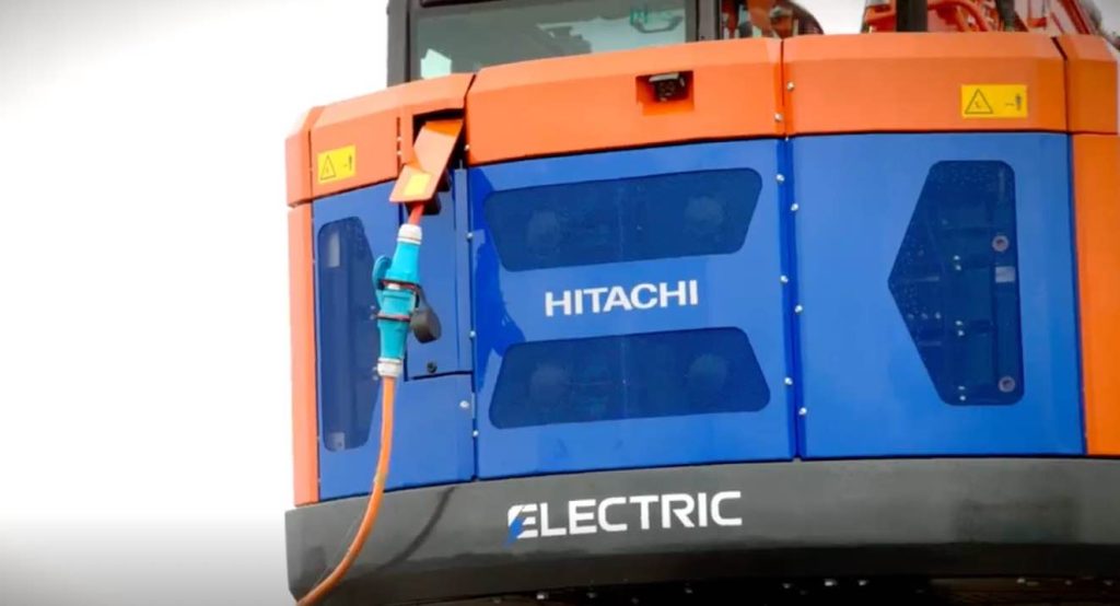 noticias maquinaria ZX85-6EB eléctrica de Hitachi