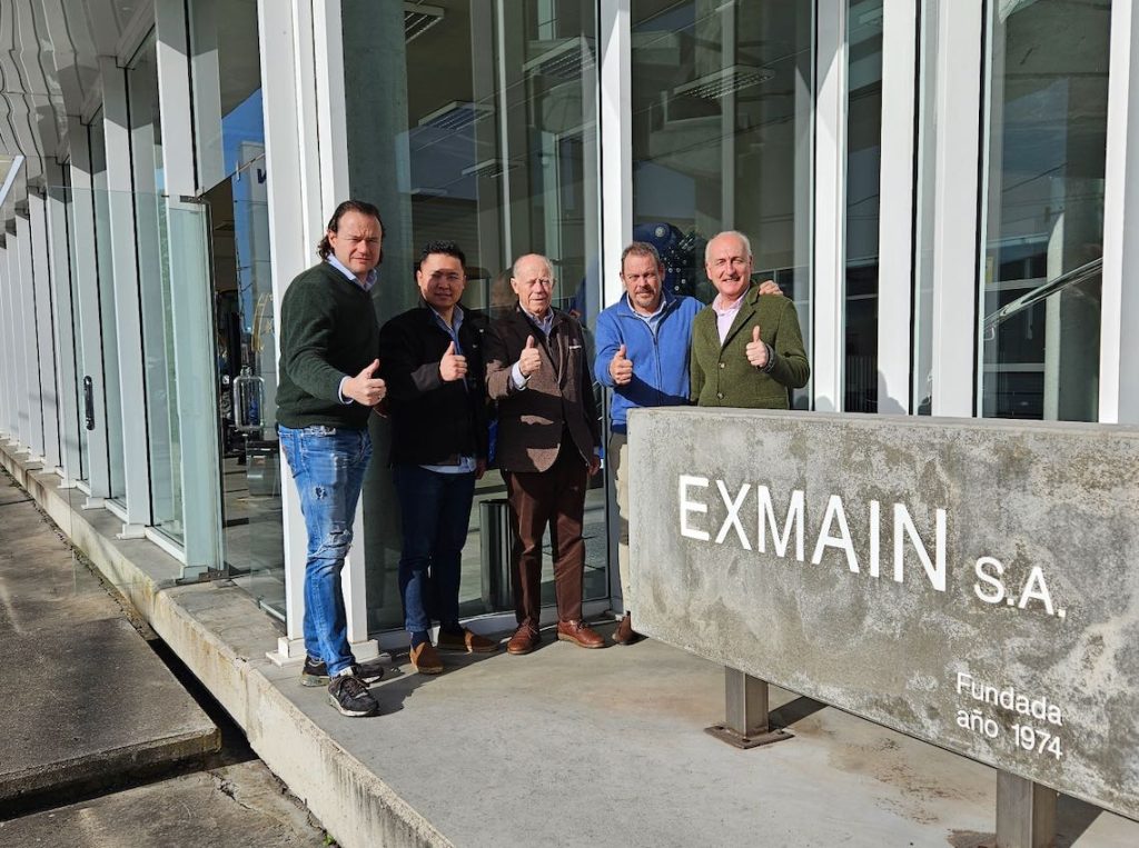 noticias maquinaria Firma contrato SANY y EXMAIN