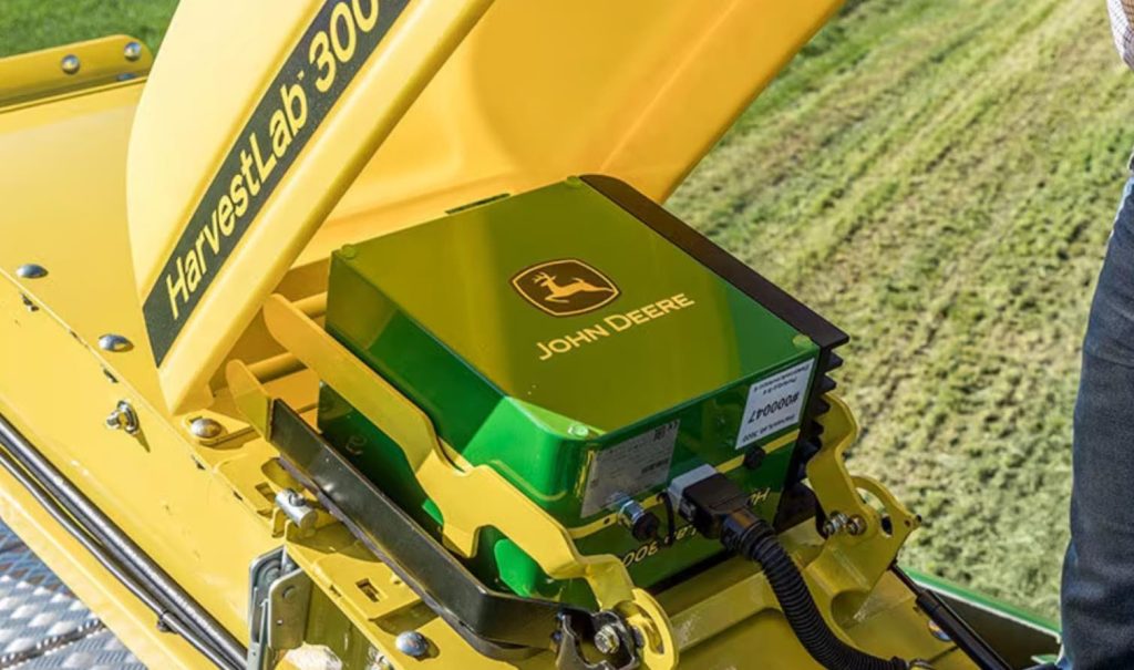 noticias maquinaria HarvestLab 3000 de John Deere, un sensor, cuatro aplicaciones