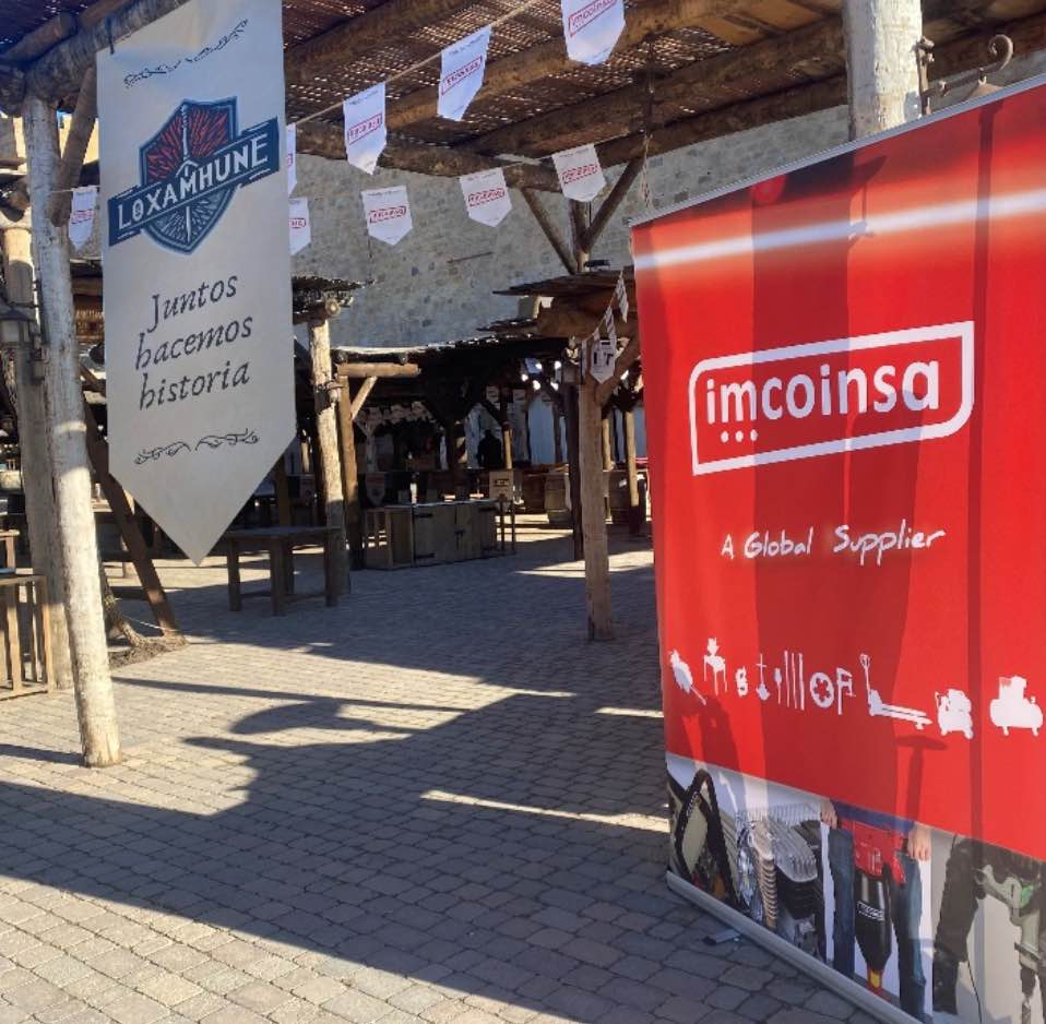 noticias maquinaria IMCOINSA en la convención LOXAMHUNE