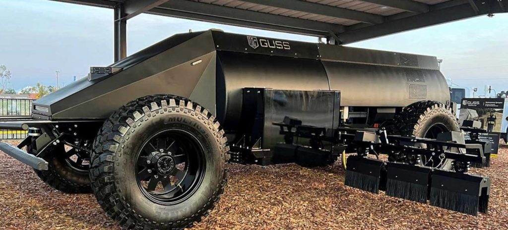 noticias maquinaria John Deere y GUSS Automation presentan Electric GUSS