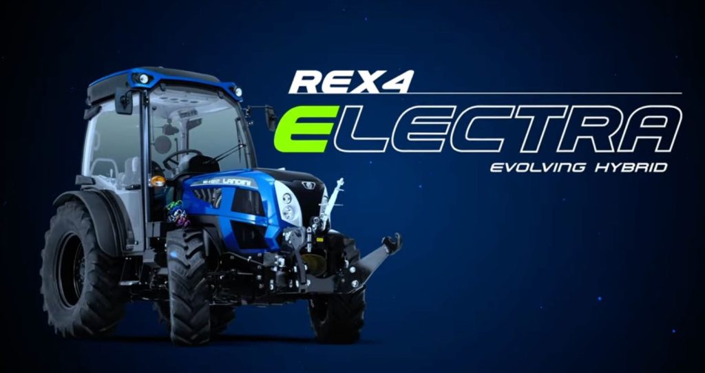 noticias maquinaria Landini incorpora el sistema Electra - Evolucionando Híbrido en el REX 4