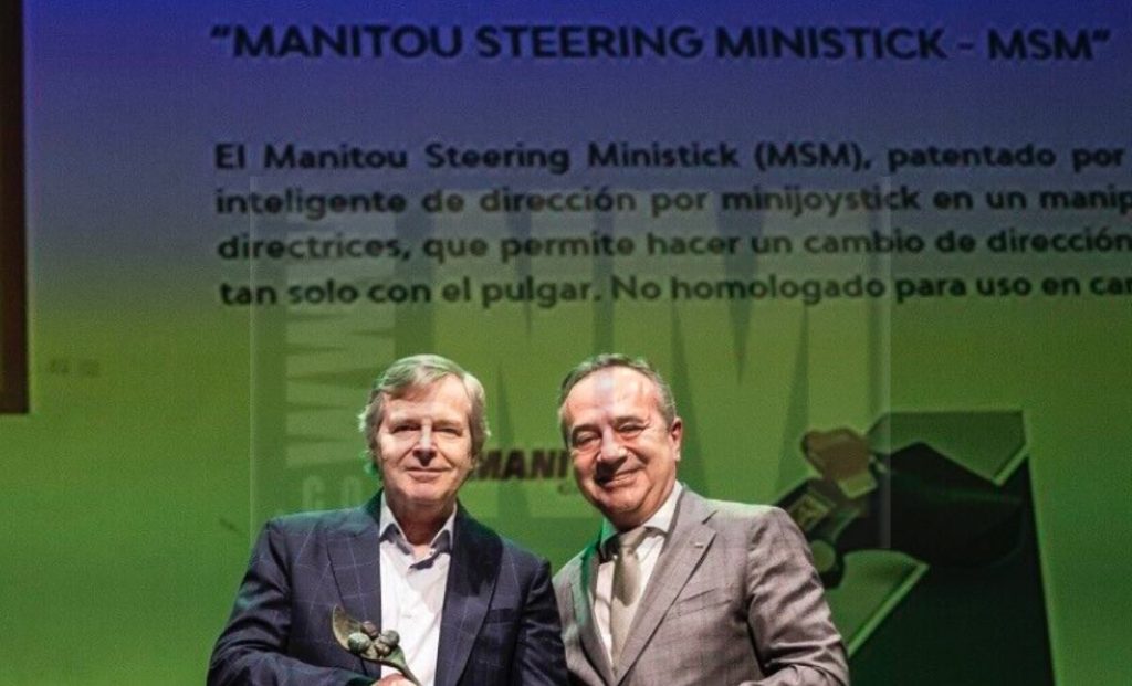 noticias maquinaria Manitou Steering Ministick (MSM) galardonado en FIMA