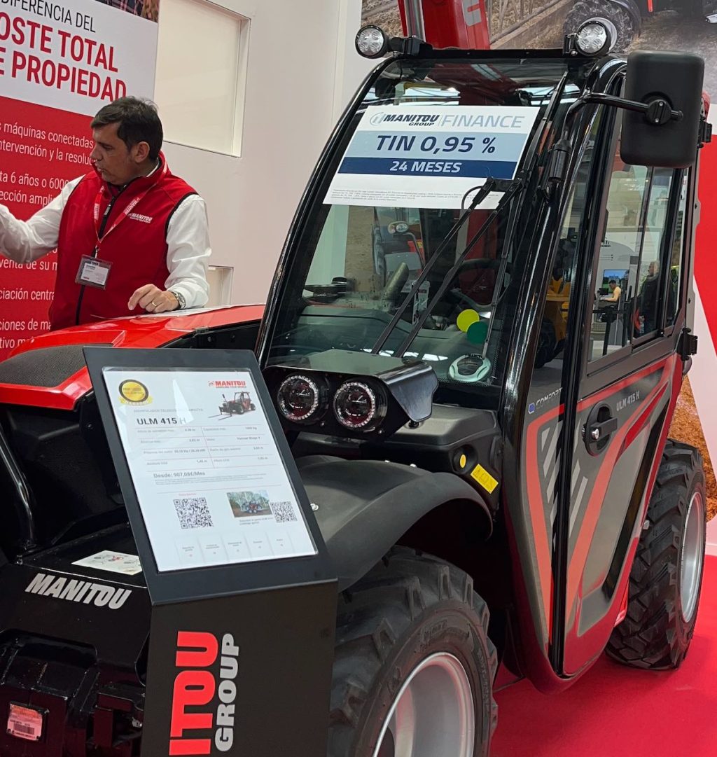 noticias maquinaria Manitou expone el telescópico ULM 455 en FIMA