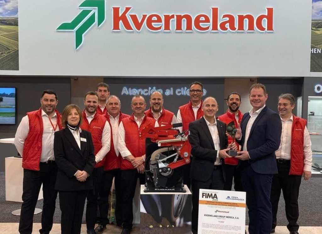 noticias maquinaria PUDAMA de Kverneland reconocida en FIMA