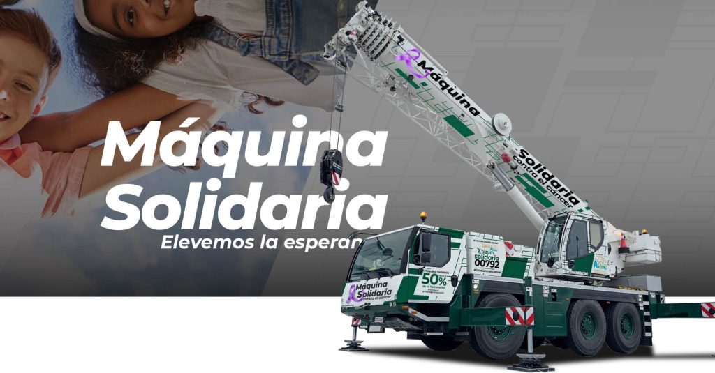 noticias maquinaria TRANSGRUMA pone en marcha el Proyecto “Máquina Solidaria contra el Cáncer”