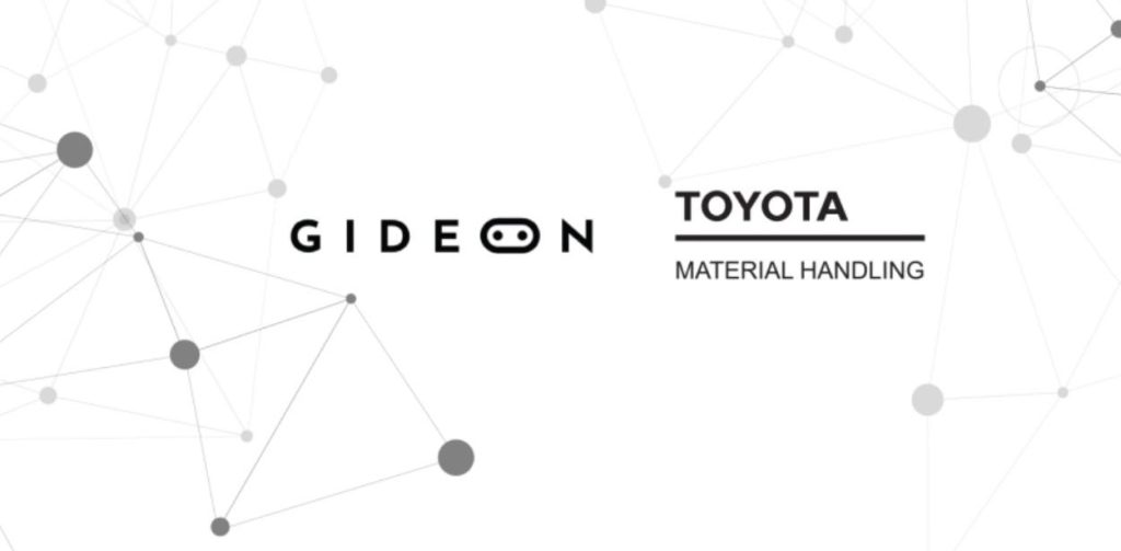 noticias maquinaria Toyota Material Handling Europe y Gideon firman un acuerdo